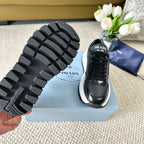 PRA BLACK THICK SOLE SNEAKER BLACK CALFSKIN