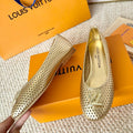 LV Shake Flat Ballerina Yellow Cowhide