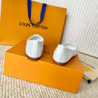 LV Shake Flat Ballerina White Cowhide