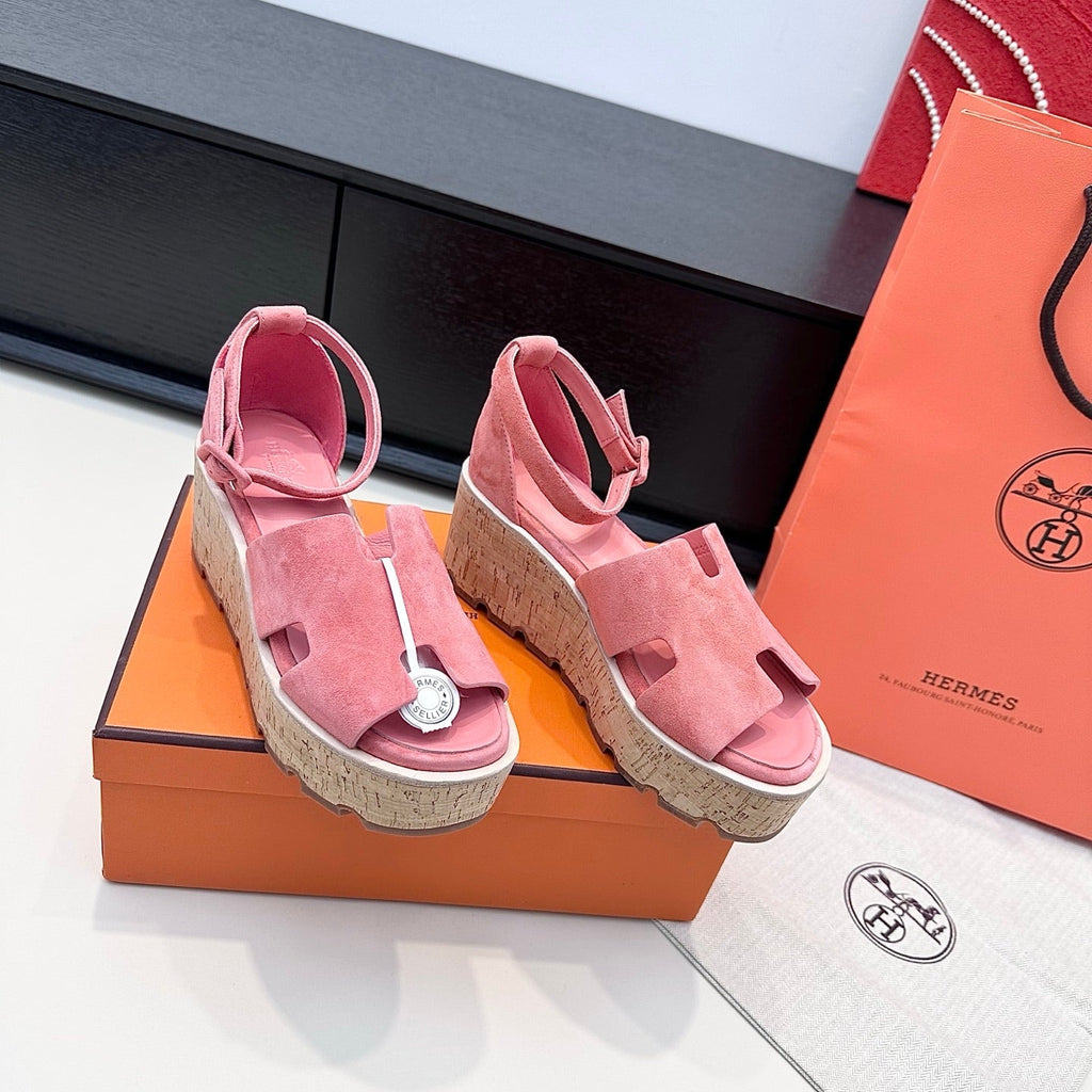 HM Luce 30 Sandal 65mm Pink Suede 622756