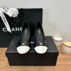CC High Heels Black Lambskin