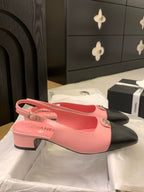 CC 25K Slingback Flat Calfskin