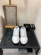 CC 24C Sneaker White Ivory Suede Sheepskin 688653