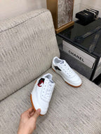 CC Sneaker Black Mix Red White Cowhide
