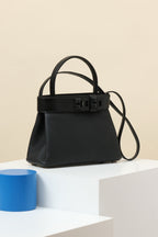HM Medor Bag With Collier De Chien Clasp Black Togo And Swift Calfskin 269924