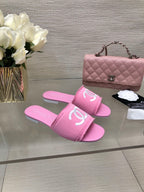 CC 25C Slippers Pink Fabric Material 212967