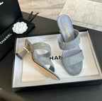 High Heels Lambskin Gray