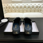 CC 25C Mule Dark Blue Calfskin