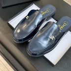 CC 25C Mule Dark Blue Calfskin