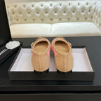 CC 25P Mary Jane 15mm Beige Pink Raffia 373784
