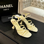 CC Cruise 25/26 Sandal 95mm Lemon Yellow Patent Leather