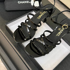 CC Cruise 25/26 Sandal 95mm Black Patent Leather