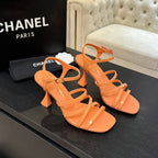 CC Cruise 25/26 Sandal 95mm Orange Patent Leather