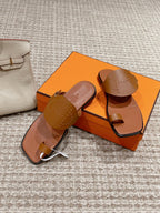 HM Hera Sandal Brown Cowhide 544537