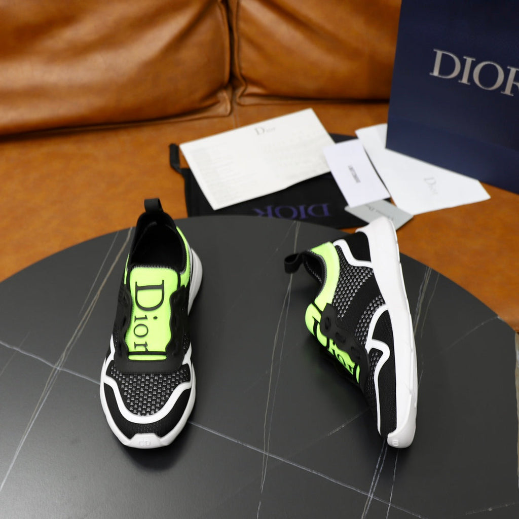 CD B21 Sneaker Black Mix Green Knitted 643601