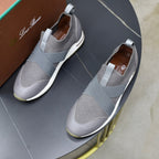 LP 360 KNITTED CASUAL SNEAKERS GRAY WOOL
