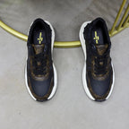 LV RUN AWAY SNEAKER BLACK AND CHOCOLATE BROWN
