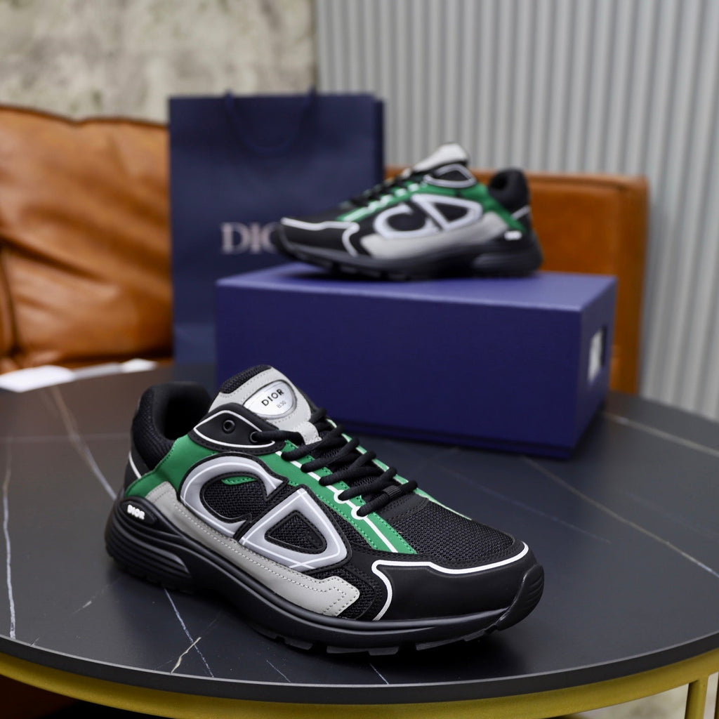 CD B30 Sneaker Black Mix Green Mesh 643619