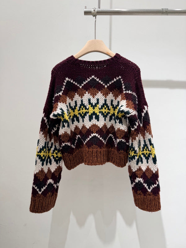 Celine 25 Sweater Multicolor Wool