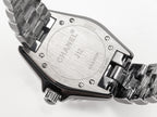 J12 Quartz Black Ceramic Black Numerals Black Dial