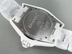 J12 Automatic White Ceramic White Numerals White Dial