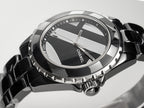 J12 38mm Automatic Limited Untitled H5582 Black Ceramic Black Steel Dial