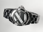 J12 38mm Automatic Limited Untitled H5582 Black Ceramic Black Steel Dial