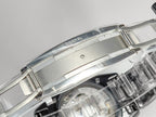 J12 Date Automatic Black Ceramic Diamond Numerals Black Dial Black Steel Hands