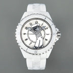 J12 38mm Mademoiselle Automatic White Ceramic