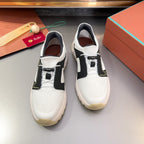 LP TRAIL HIKER WALK SNEAKER BLACK AND WHITE MESH BREATHABLE