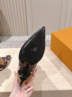 LV AW25 Ankle Boot Brown Monogram Canvas & Plain Calf Leather 555616