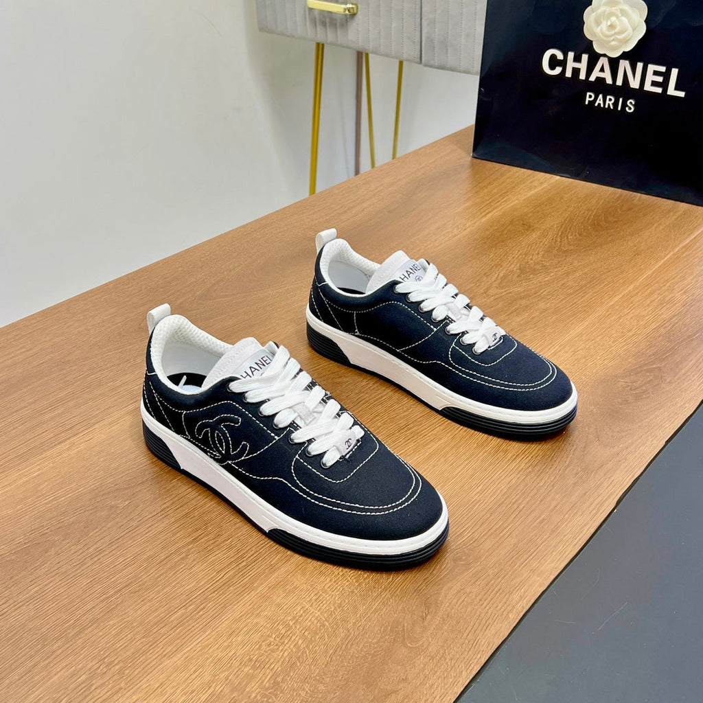 CC Sneaker 25mm In Charcoal Blue Soft Denim 149495
