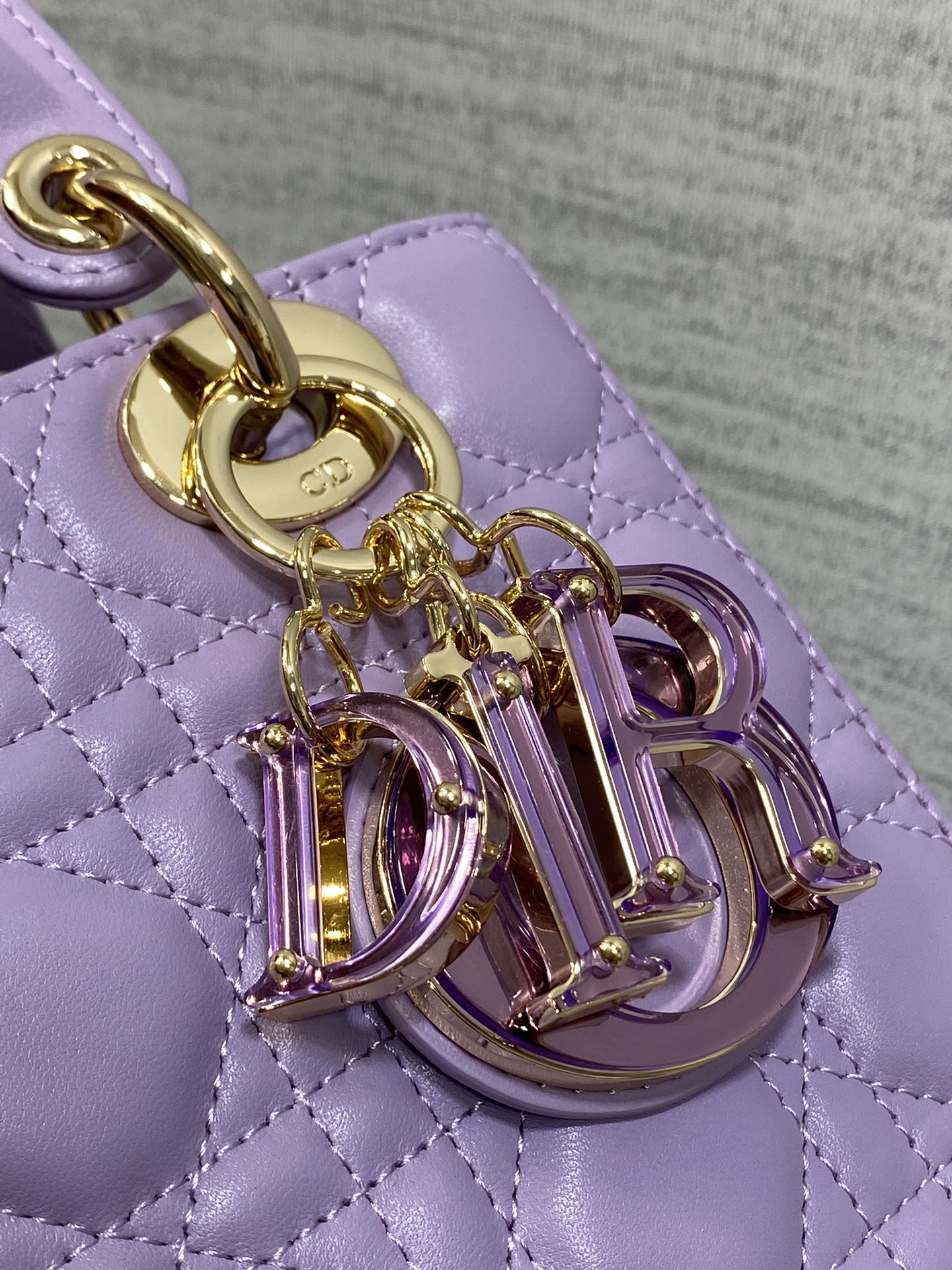 Lady Bag 20cm Violet Lambksin