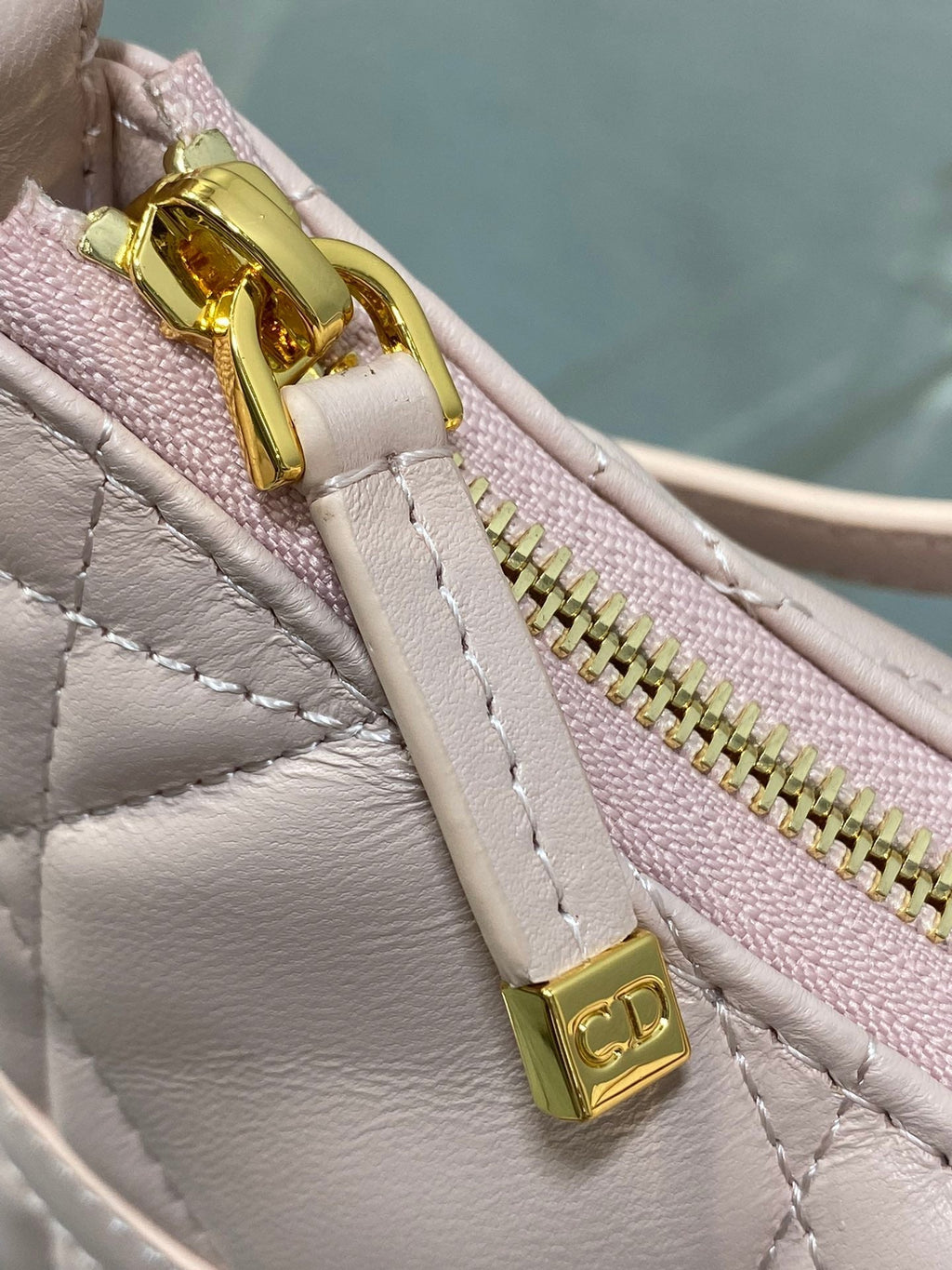 MISS CARO CIGALE MINI 18 BAG POWDER PINK MACROCANNAGE LAMBSKIN