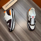 LV RUN AWAY SNEAKERS CHOCOLATE BROWN MIX GREY