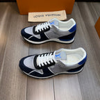 LV RUN AWAY SNEAKERS NAVY BLUE MIX GREY