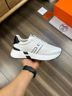 HM TRAIL SNEAKER WHITE CALFSKIN