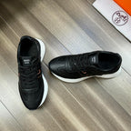 HM TRAIL SNEAKER BLACK CALFSKIN
