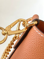 LV Lock and Walk Bag Brown Gold Cowhide 241222