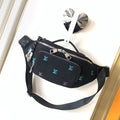 LV M13961 Rush Bumbag Black LV Blason Denim & Cowhide