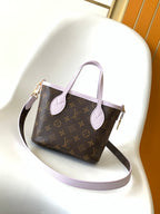 Neverfull 24 Bandoulière Inside Out BB Misty Lilac Calfskin