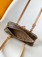 LV Hang On Handbag 26cm Brown Monogram Canvas GHW
