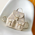 LV M15113 Backpack Monogram Embossed Cowhide Dream Cream GHW