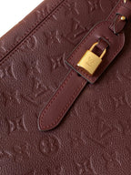 LV All In One PM Burgundy Embossed Monogram Empreinte Cowhide 268416