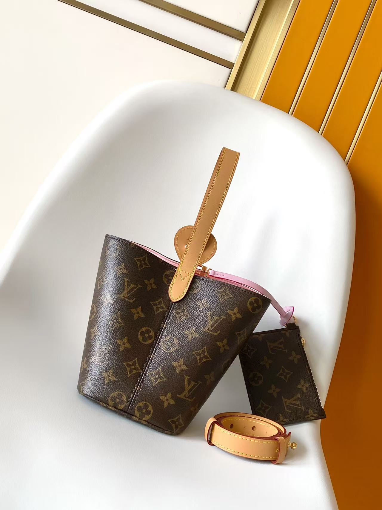 LV M26642 All In BB Brown Monogram Coated Canvas