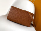 LV M28662 Speedy Soft 30 Bag Brown Monogram Empreinte Leather