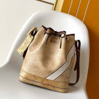 LV M28147 Noé Beige Coated Canvas