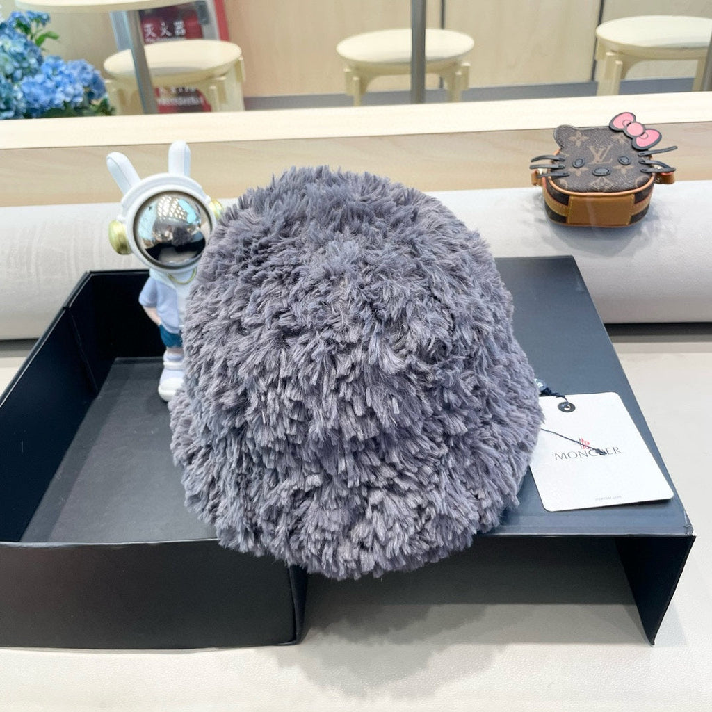 BUCKET HAT IN SLATE GRAY FLEECE 435041
