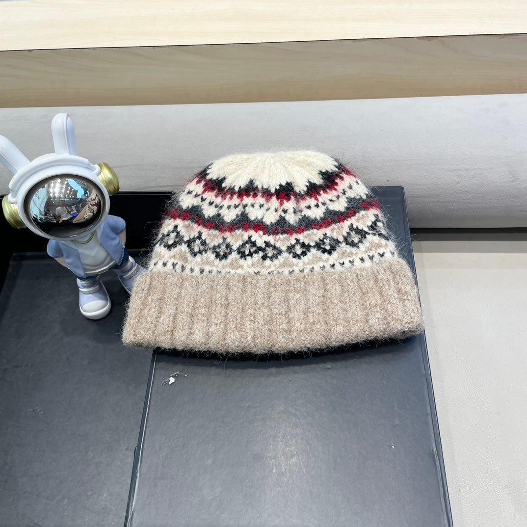 BEANIE HAT IN COLORFUL WOOL 438148