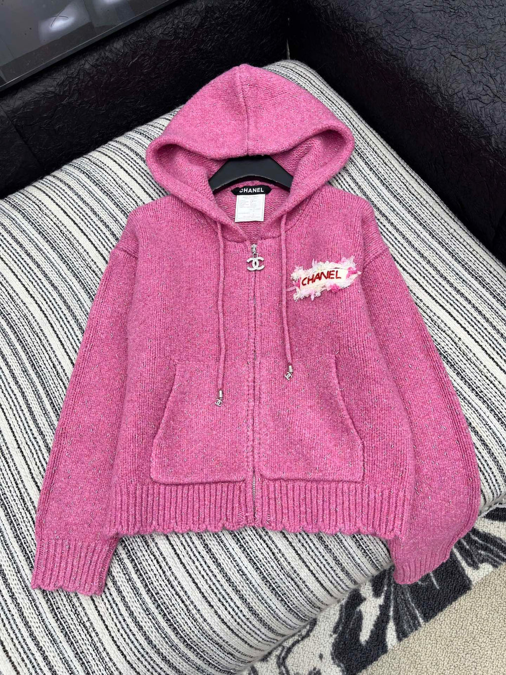 CC 2025 Hooded Jacket Pink Wool 325887